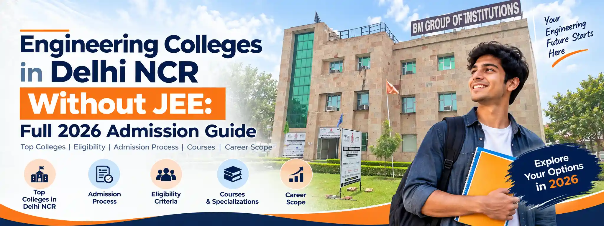 Engineering Colleges in Delhi NCR Without JEE (2026)