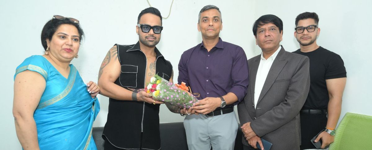 Welcomed by Our Director sir and Principal Mam